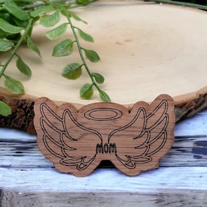 Wooden Memorial Pocket Token - In Memory of Pocket Token - Remembrance Gift - Memorial Gift - Condolence Gift - Bereavement Gift