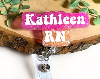 Personalized Name Badge Reel - Custom Name Tag Badge Reel - Nurse Name Tag Badge Reel - Nurse Appreciation Gift - Nurses Week Gifts