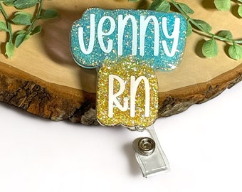 Personalized Name Badge Reel - Custom Name Tag Badge Reel - Nurse Name Tag Badge Reel - Nurse Appreciation Gift - Nurses Week Gifts