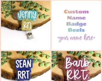 Personalized Name Badge Reel - Custom Name Tag Badge Reel - Nurse Name Tag Badge Reel - Nurse Appreciation Gift - Nurses Week Gifts