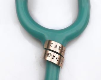 Personalized Stethoscope ID Tag, Veterinarian Gift, Stethoscope Charm