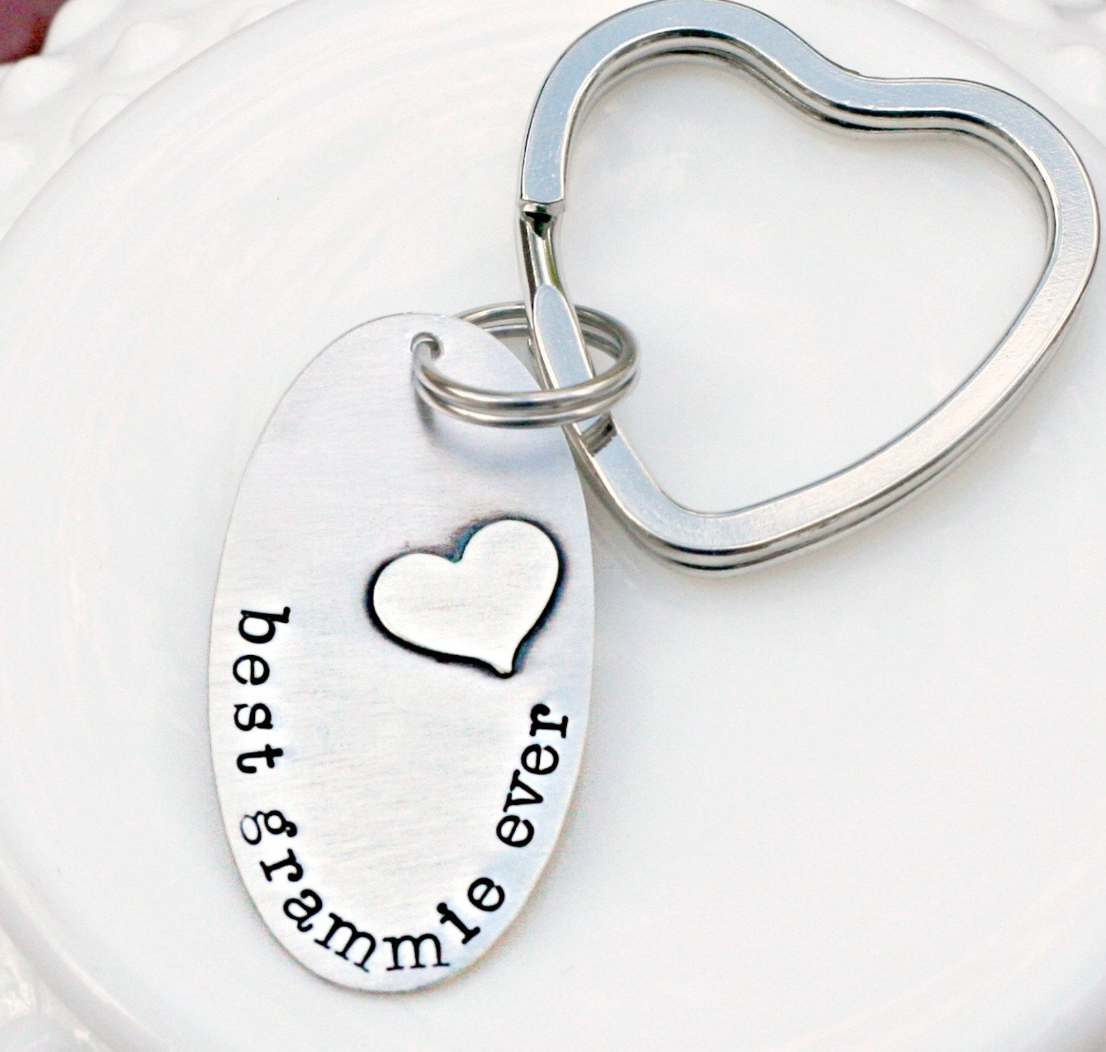 Personalized Keychain Grandma Keychain Best Grandma Ever Etsy