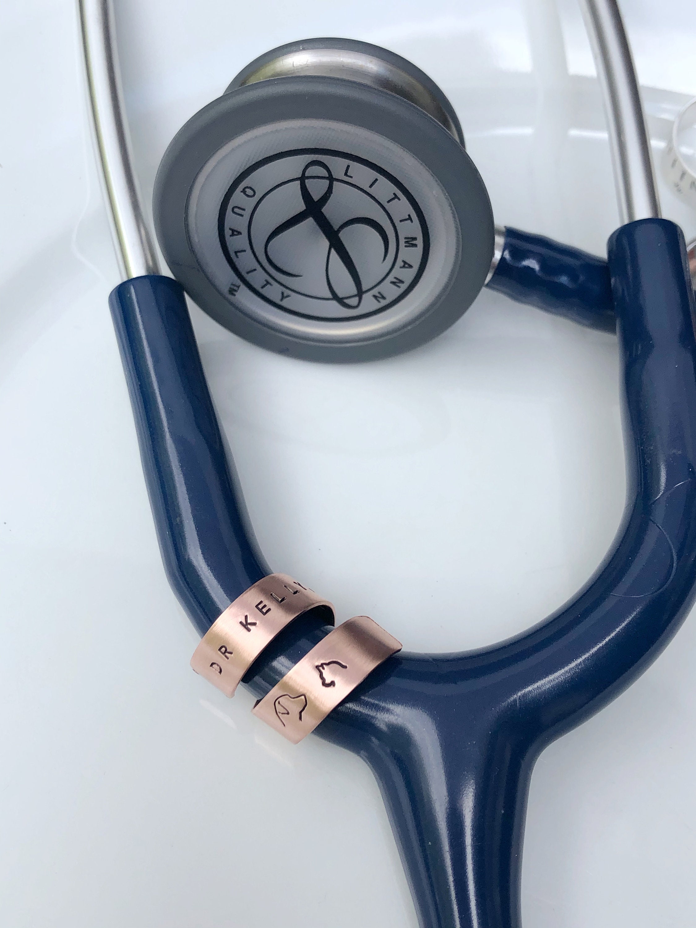 Veterinarian Stethoscope ID Tag Stethoscope ID Veterinarian Gift