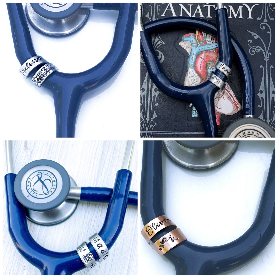 Personalized Stethoscope ID Tag Nursing Student Gift Custom Name Tag