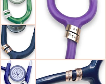 Personalized Stethoscope ID Tag, Nurse Gift, Custom Name Charm
