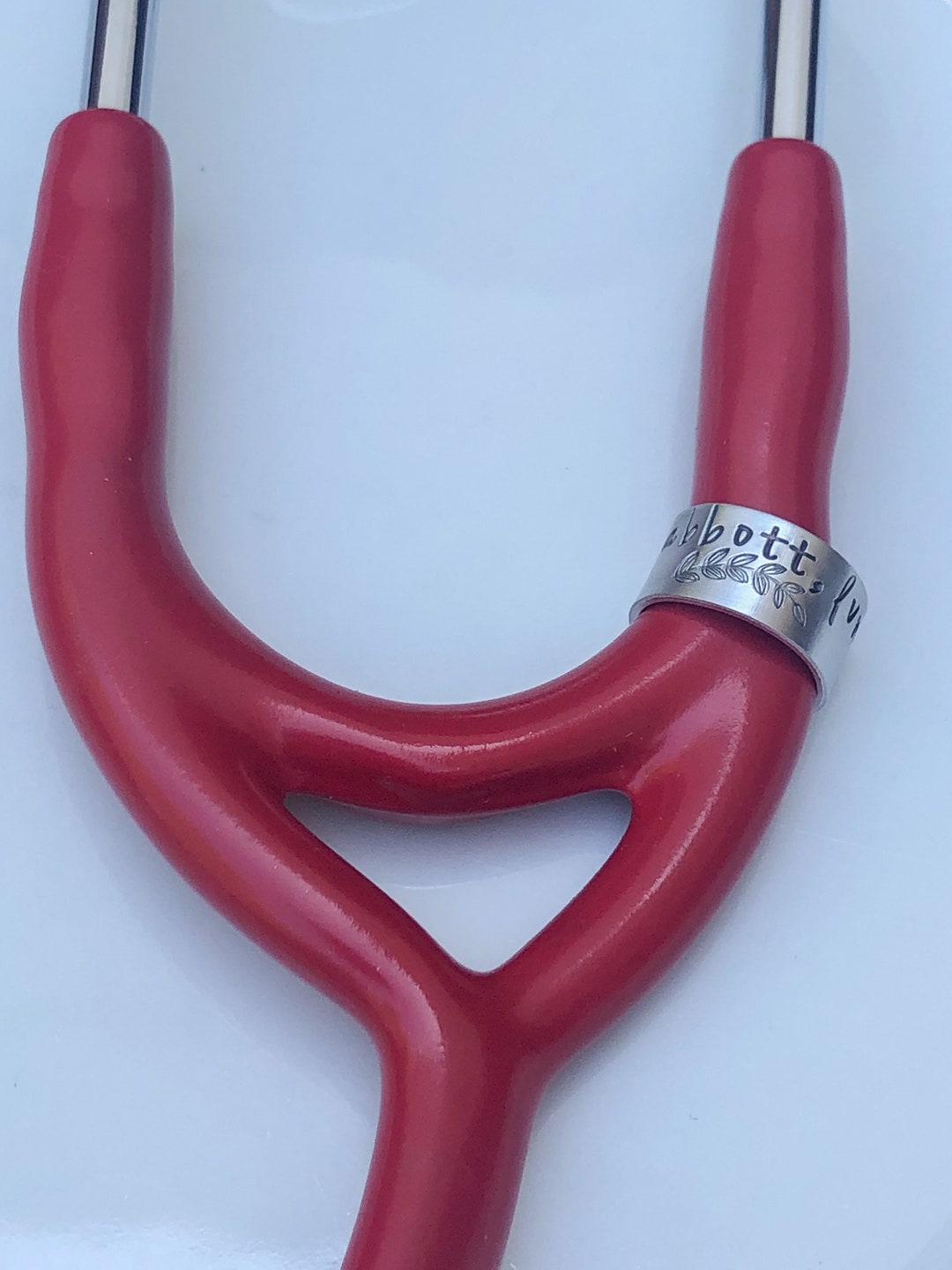 Stethoscope ID Tag, Stethoscope ID Ring, Stethoscope Charm