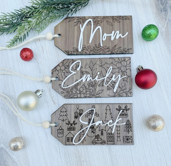 Personalized Stocking Name Tag