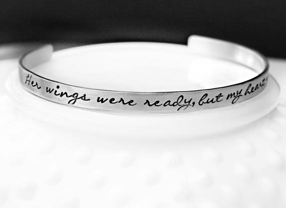 Your wings were ready but my heart was not bracelet discount