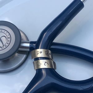 Veterinarian Stethoscope ID tag, Stethoscope ID, Veterinarian Gift, Vet Tech Gift, Veterinarian Name Tag, Stethoscope ID, Stethoscope Charm