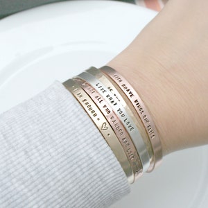 Grief Gift Forever would not have been long enough Loss of a loved one Memorial Bracelet Sympathy image 5