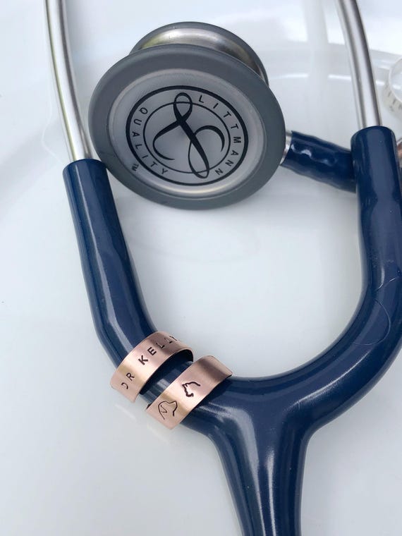 Veterinarian Stethoscope ID tag, Stethoscope ID, Veterinarian Gift, Vet Tech Gift, Veterinarian Name Tag, Stethoscope ID, Stethoscope Charm