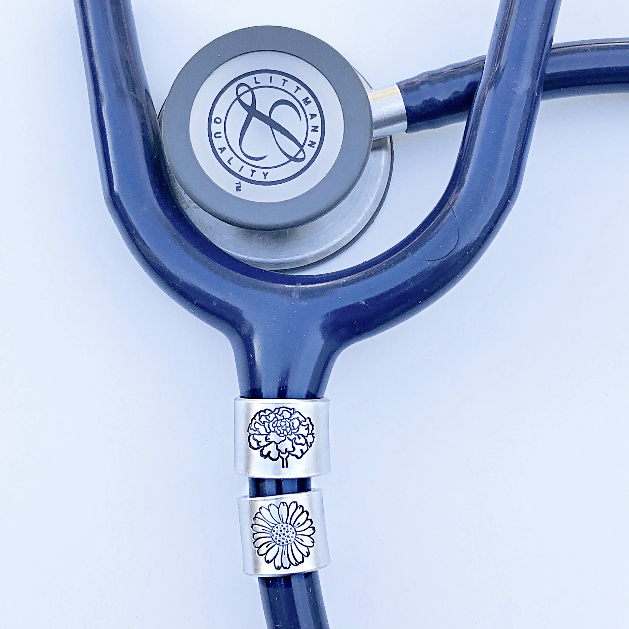 Flower Stethoscope Charm Stethoscope Bling Stethoscope Etsy
