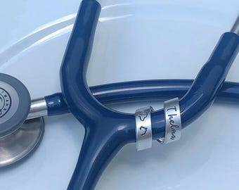 Personalized Stethoscope ID Tag, Veterinarian Gift
