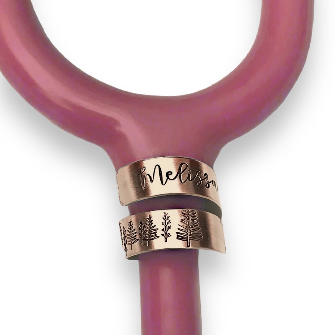 Personalized Stethoscope ID Name Tag, Nurse Gift, Stethoscope Charm, Student Nurse Gift, Custom