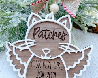 Pet Memorial Ornament - Pet Loss Ornament - Dog/Cat Loss Ornament - Pet Loss Gift - Pet Christmas Tree Ornament - Pet Christmas Decoration