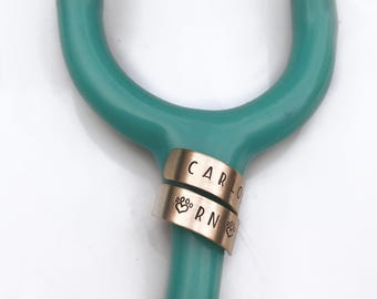 Personalized Stethoscope ID Tag, Veterinarian Gift, Name Tag