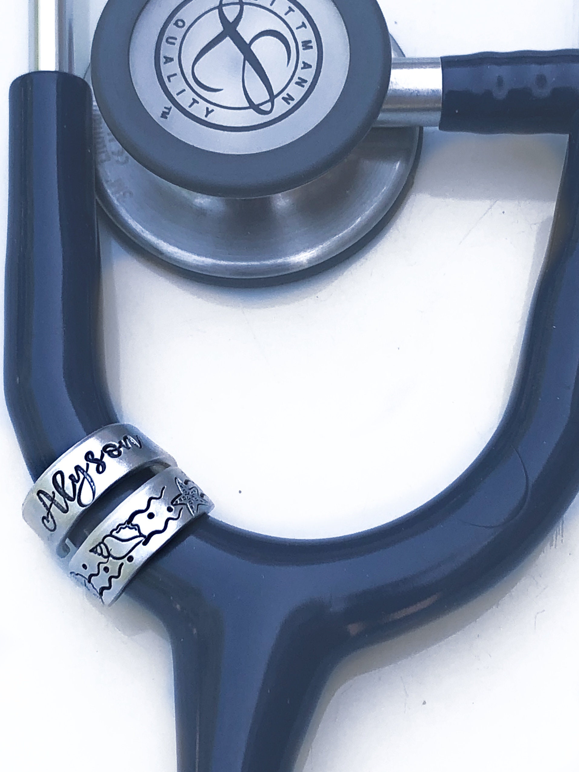 Personalized Stethoscope Name Tag Custom Stethoscope ID Tag Etsy