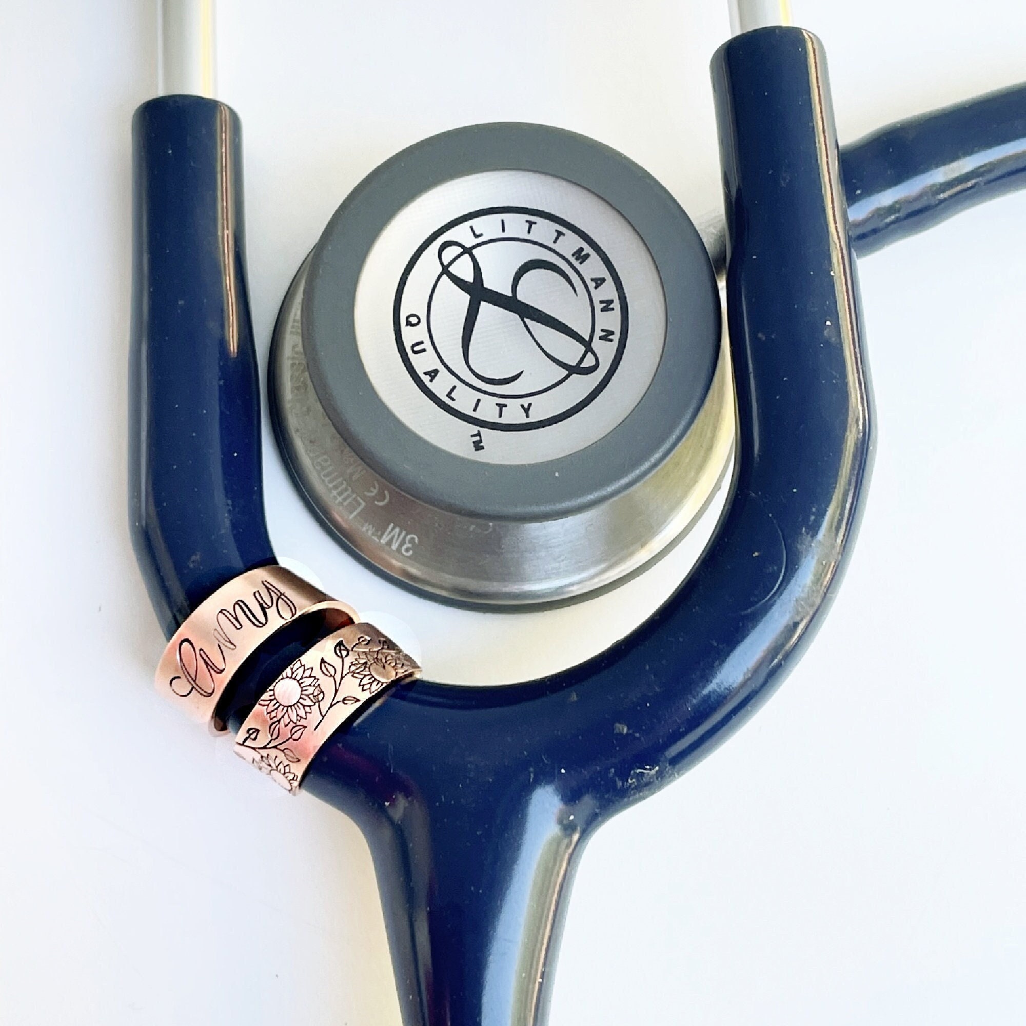Personalized Name Tag for Stethoscopes - Stethoscope ID Tag - Custom Stethoscope Name Charm - Nurse Appreciation Gift -Respiratory Care Week