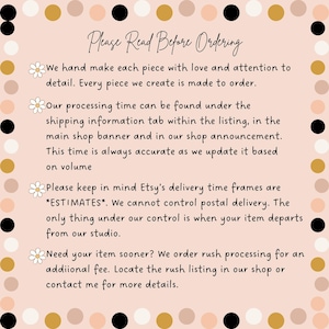 a pink polka doted background with a poem written in it