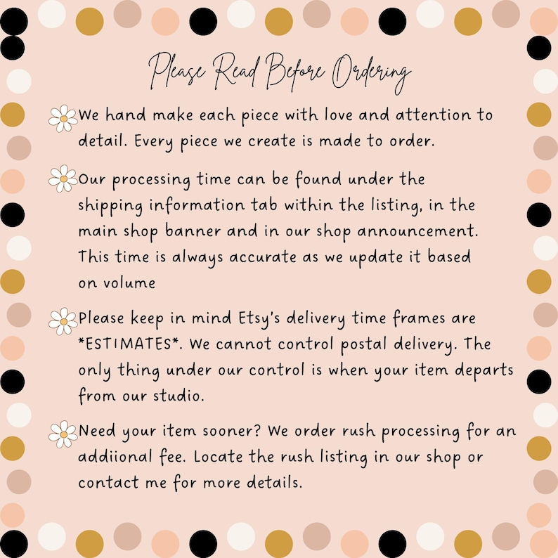 a pink polka doted background with a poem written in it