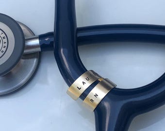 Personalized Stethoscope Name Tag – Custom Medical Stethoscope ID Tag - Nurse or Doctor Gift