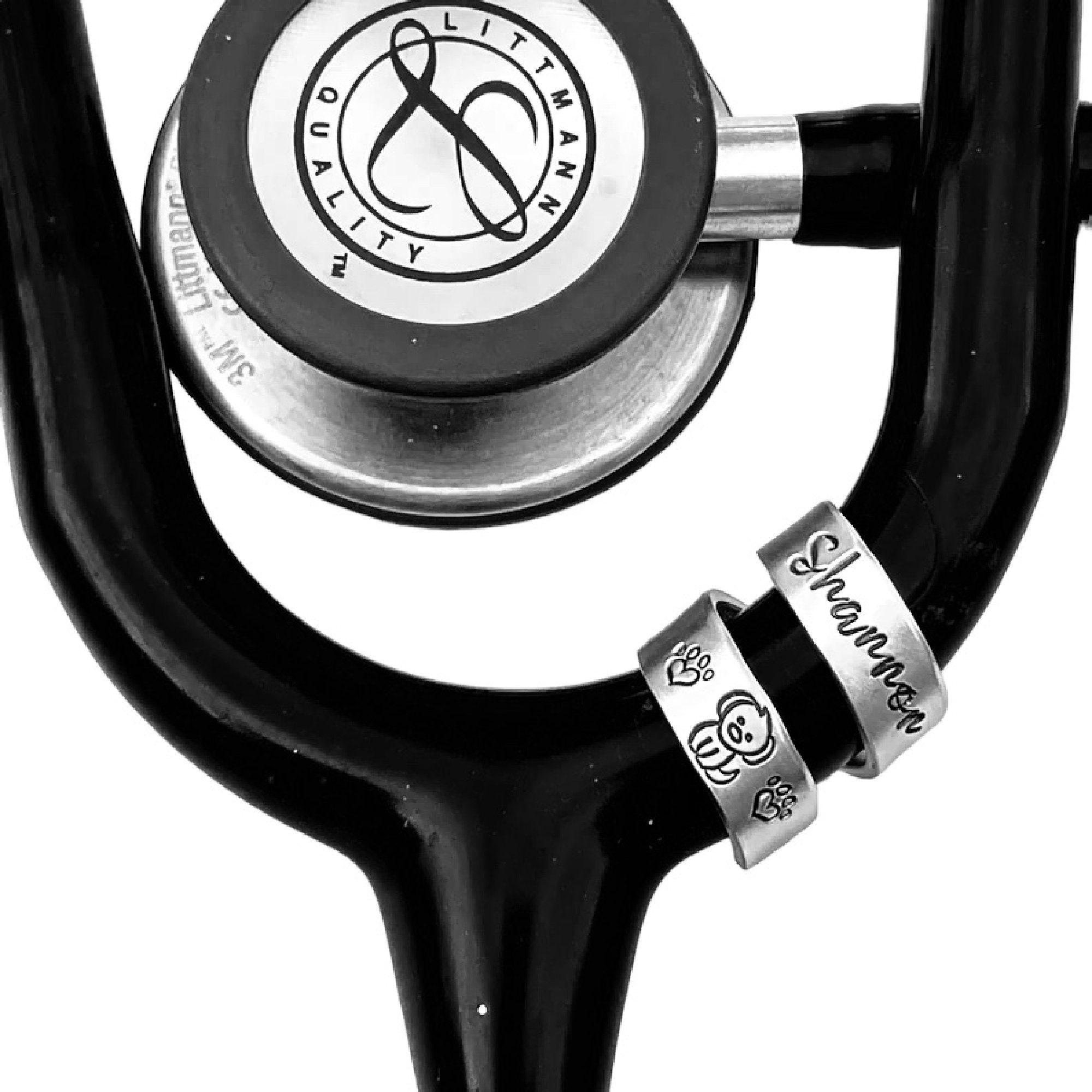 Personalized Stethoscope ID Name Tag, Nurse Gift, Stethoscope Charm, Student Nurse Gift, Custom Name Tag for Stethoscope