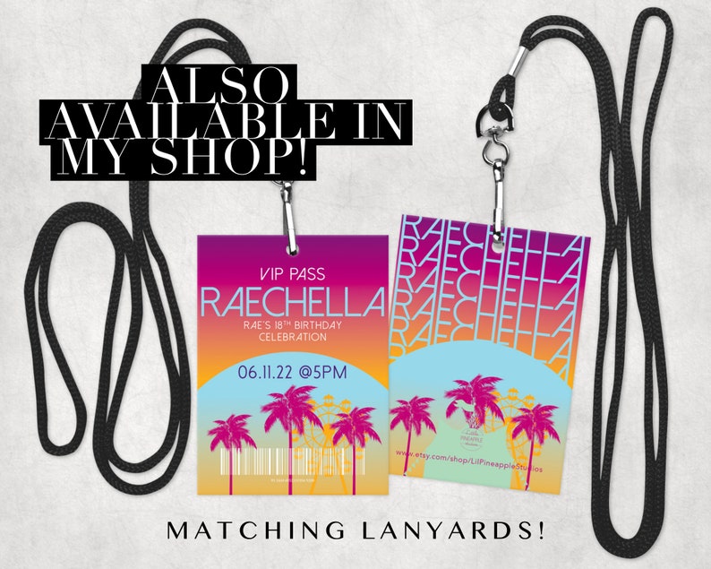 Music Festival Themed Birthday Party Invite I EDIT YOU PRINT Etsy