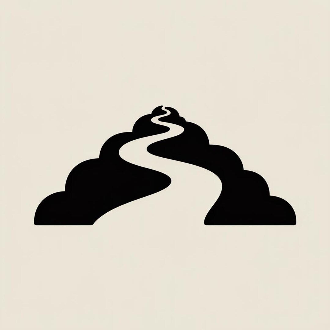 Lent Path Design Patterns Examples Spiritual Path SVG | Lent Journey Symbol | Minimal Christian Faith ...