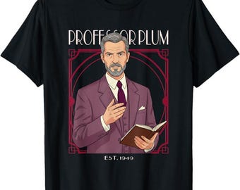 Professor Plum Clue Game Unisex t-shirt