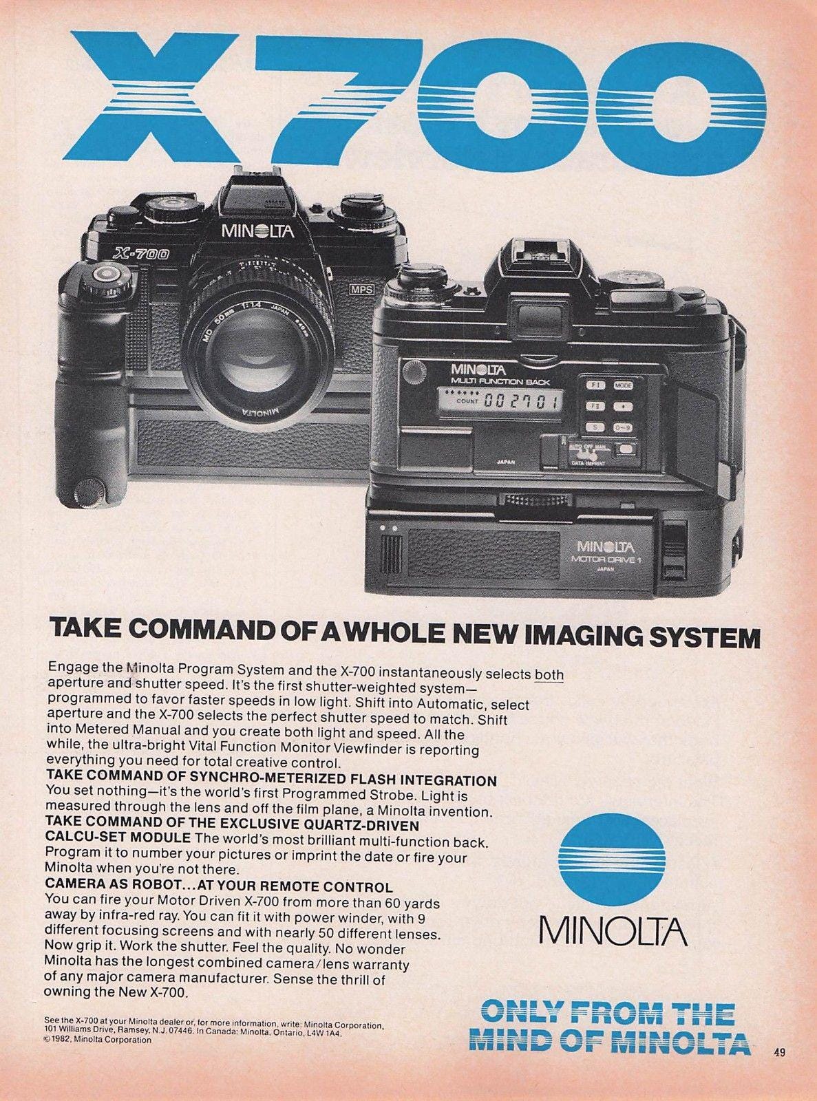 Minolta X 700 - Etsy