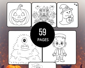 Halloween Coloring Pages, Halloween Coloring Book, Halloween Coloring Sheets, Halloween Coloring Pages for Kids, Halloween Activities, Ghost