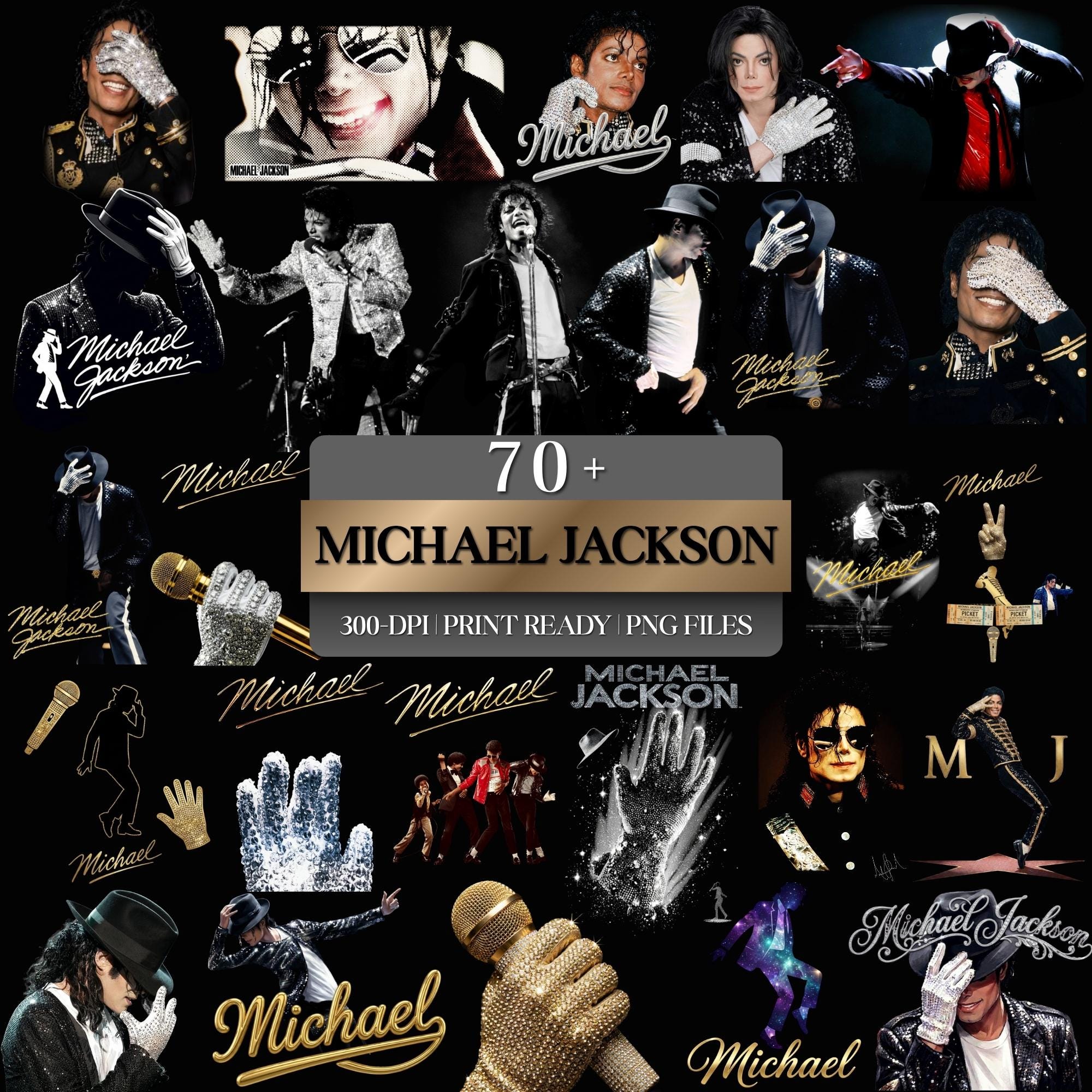 70+ King of Pop PNG Bundle, Michael Jackson Inspired Sublimation