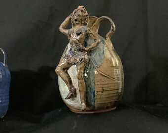 Tina Turner Folk Pottery Jug