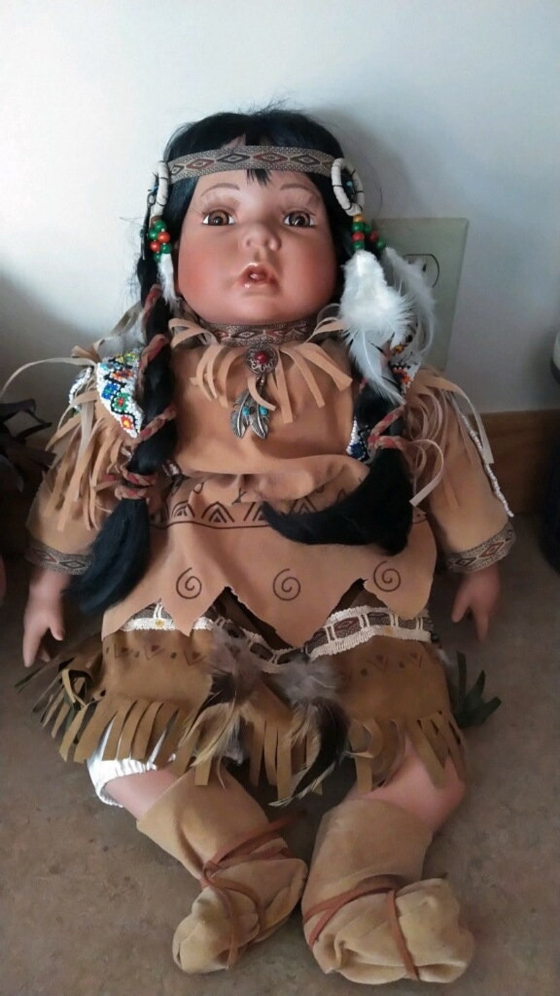 Three Duck House Limited Edition Native American Dolls Etsy
