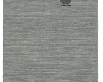 Alfombra Kilim Lisa Gris / Alfombra de Pasillo de Lana Tejida a Mano / Alfombra Minimalista Tejida en Telar para Pasillo, Cocina y Entrada / NAZMACREATIONS
