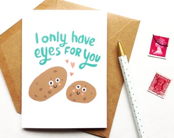 I Only Have Eyes For You - Card, Romance, Love, Humor