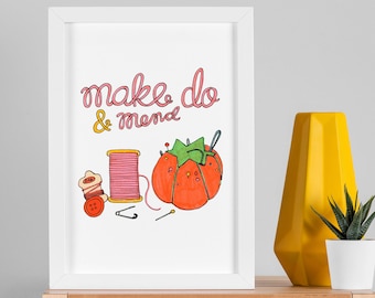 Maken & herstellen -Art Print 5x7, 8x10