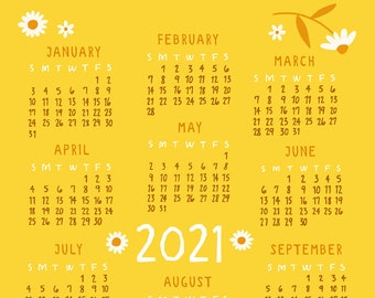 12 Calendar Etsy