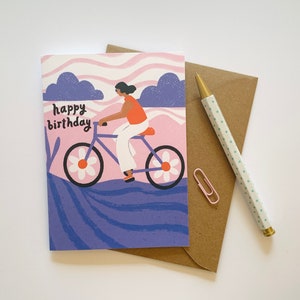 Happy Birthday Bike Ride Card image 5