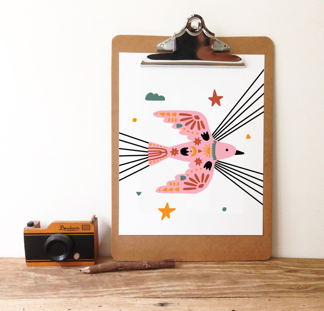 Free Bird art Print 5x7, 8x10, 11x14 - Etsy