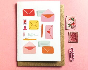 Stationery Hello- Card, Everyday, Snail Mail