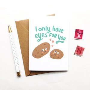 I Only Have Eyes For You Card, Romance, Love, Humor image 3