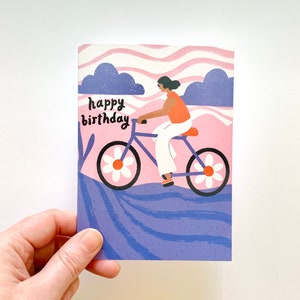 Happy Birthday Bike Ride Card image 2