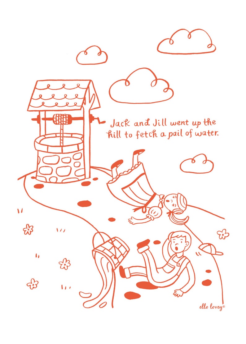 Jack And Jill Nursery Rhyme Printable