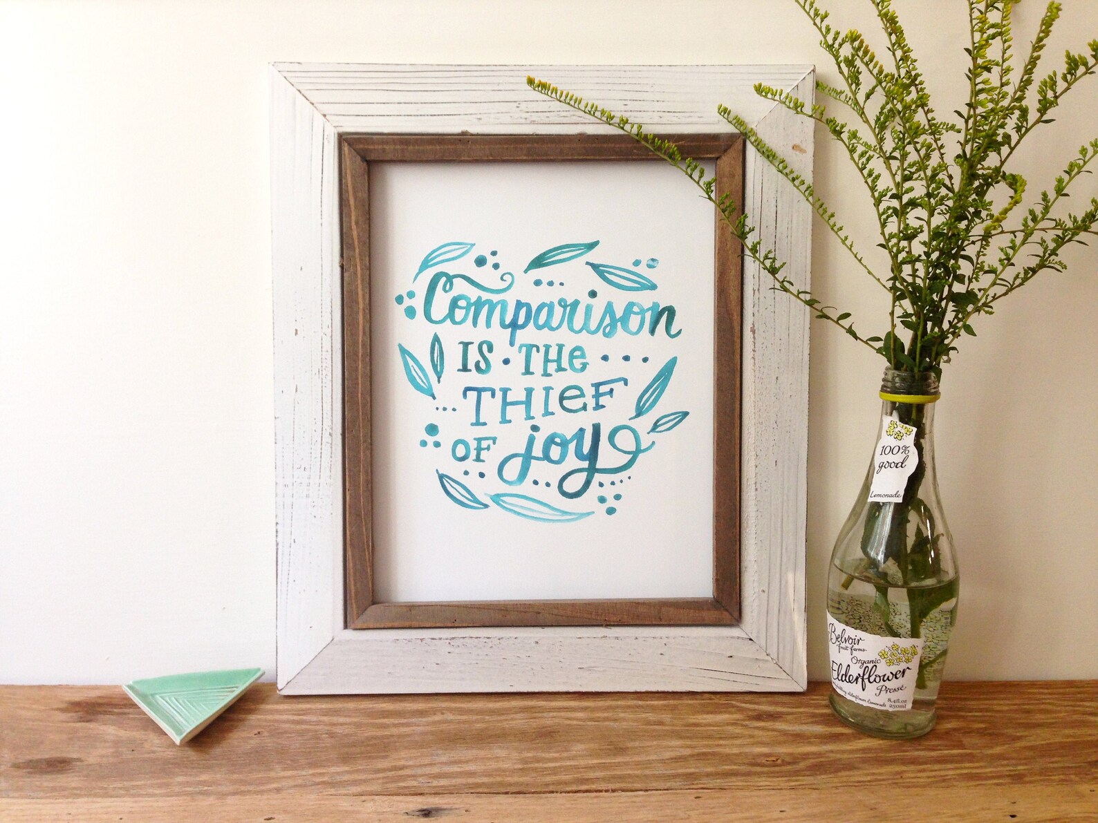 Comparison is the Thief of Joy Art Print 5x7 8x10 11x14 Etsy