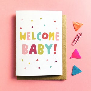 Welcome Baby - New Baby Card
