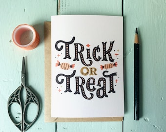 Trick-or-Treat - Halloween Card