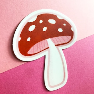 Forest Mushroom Vinyl Sticker image 7