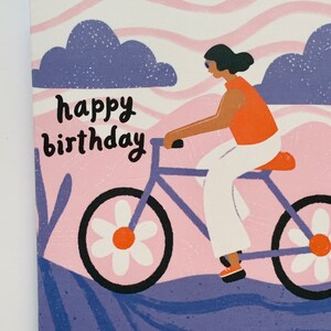 Happy Birthday Bike Ride Card image 3