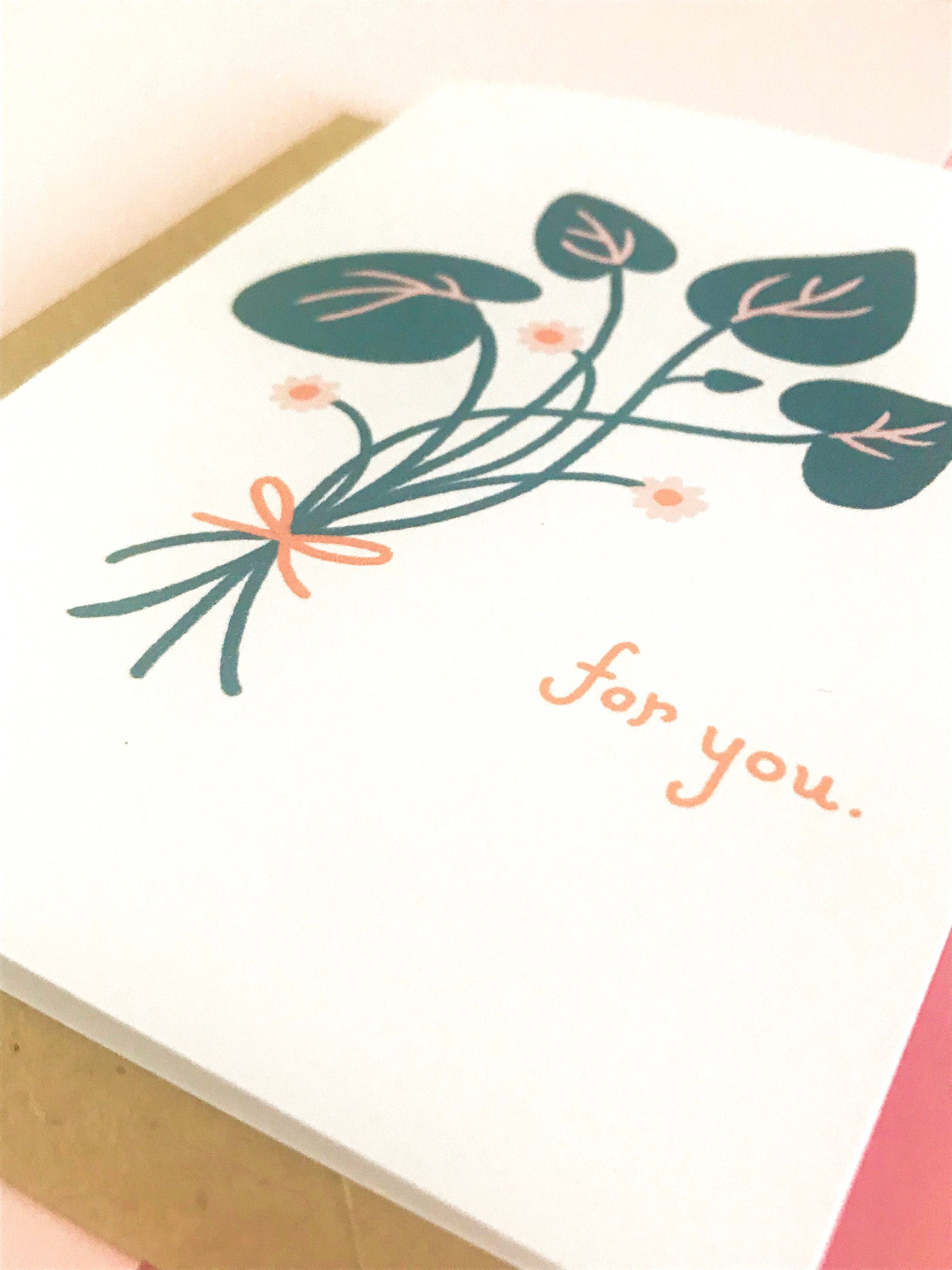 botanical stickers Greeting Card for Sale by foIkIore